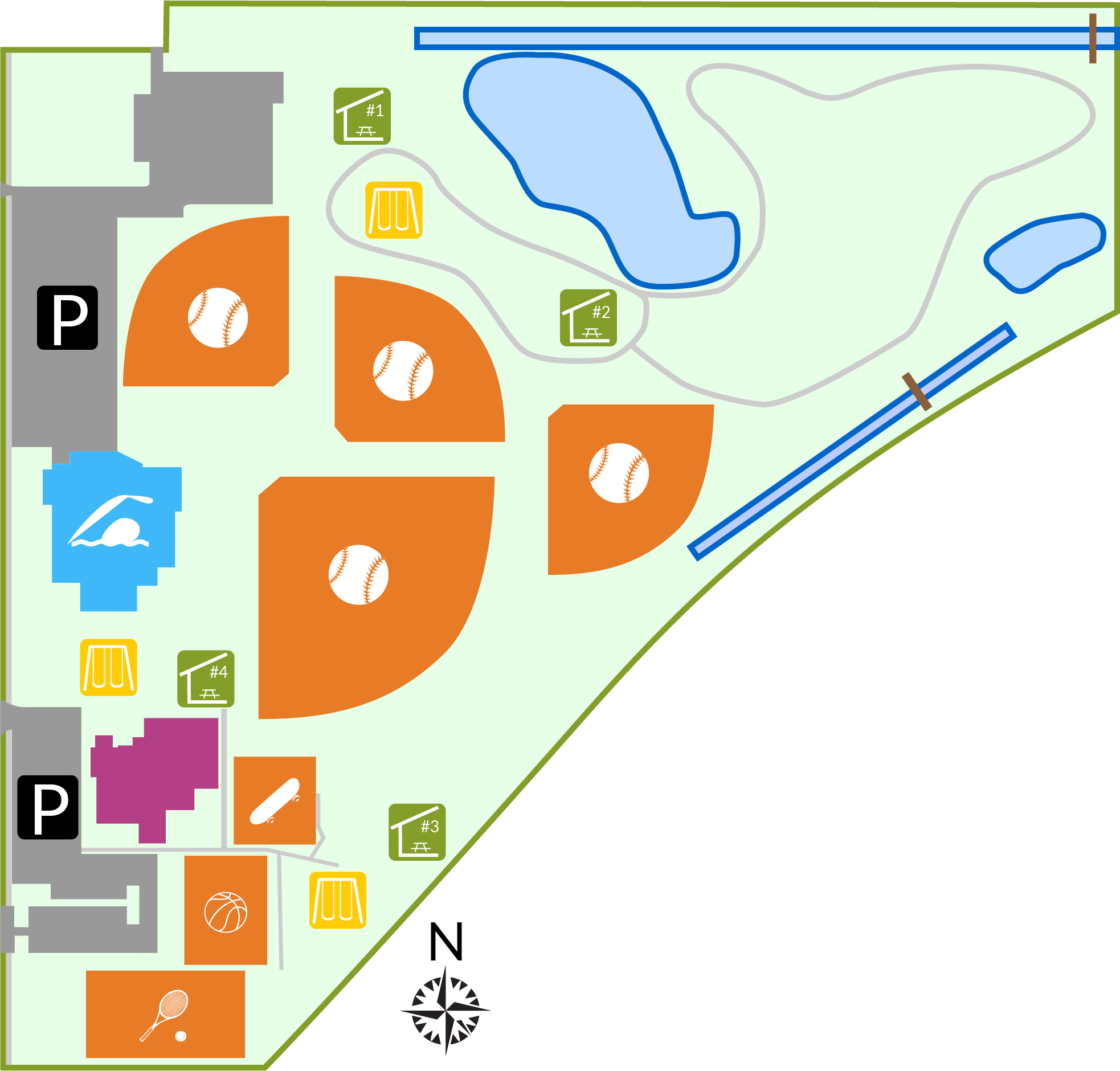 Fossil Park Campus Map