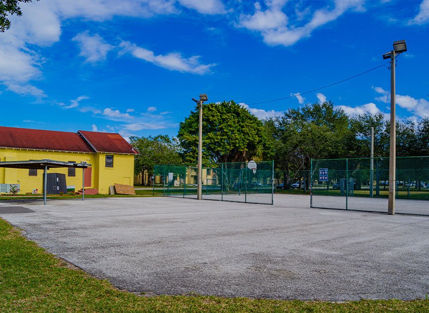 Jamestown Park basketball court